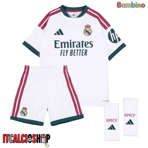 Real Madrid Vinicius Junior #7 Prima Maglia Bambino 2026-27 Manica Corta (+ Pantaloni corti)